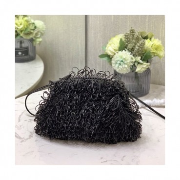 Bottega Veneta 2019 The Pouch Bag / Shoulder Bag,22cm - 보테가 베네타 2019 더 파우치 백 / 숄더백,BVB0437,22cm,블랙