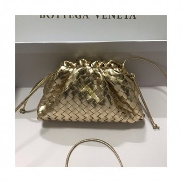Bottega Veneta 2019 The Pouch Bag / Shoulder Bag,23cm - 보테가 베네타 2019 더 파우치 백 / 숄더백,BVB0433,23cm,옐로우골드