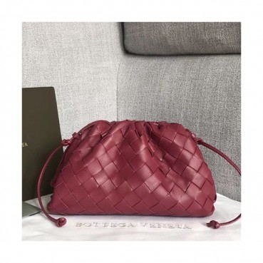 Bottega Veneta 2019 The Pouch Bag / Shoulder Bag,22cm - 보테가 베네타 2019 더 파우치 백 / 숄더백, 585852A ,BVB0337,22cm,와인