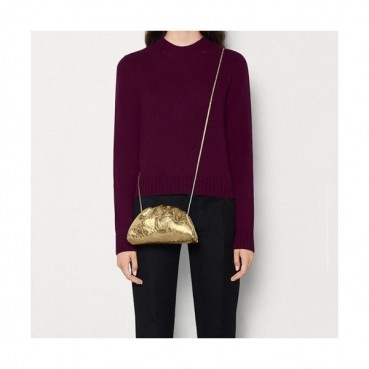 Bottega Veneta 2019 The Pouch Bag / Shoulder Bag,22cm - 보테가 베네타 2019 더 파우치 백 / 숄더백, 585852,BVB0336,22cm,옐로우골드