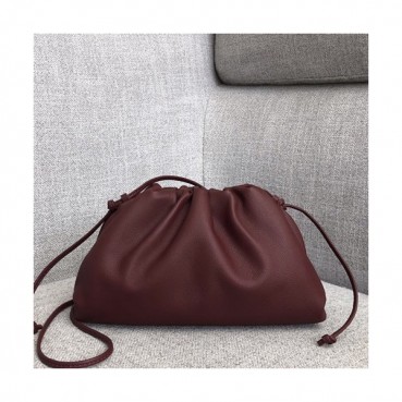 Bottega Veneta 2019 The Pouch Bag / Shoulder Bag,22cm - 보테가 베네타 2019 더 파우치 백 / 숄더백, 585852,BVB0246,22cm,와인