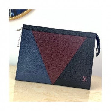 [루이비통]Louis Vuitton 2021 Men's Leather Pouch,27cm,M30718,LOUB2364 - 루이비통 2021 남성용 레더 파우치,27cm,블랙