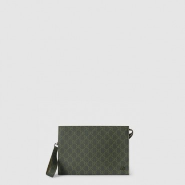 구찌 남성 GG 모노그램 스몰 파우치 - Gucci Mens GG Monogram Small Pouch 
