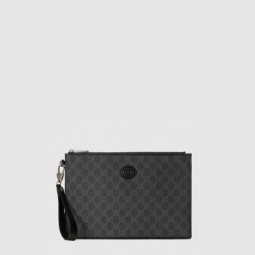 구찌 남성 인터로킹 G 디테일의 파우치 - Gucci Mens Pouch with Interlocking G Detail 