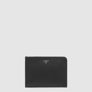 프라다 남성 사피아노 가죽 도큐먼트 홀더 2VN003 - Prada Mens Saffiano Leather Document Holder 