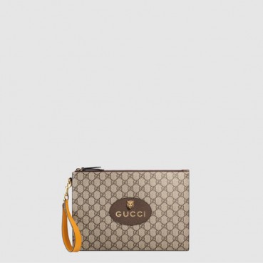 구찌 남성 GG 수프림 파우치 - Gucci Mens GG Supreme Pouch 