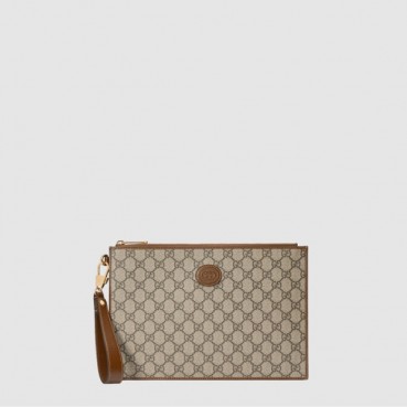구찌 남성 인터로킹 G 디테일의 파우치 - Gucci Mens Pouch with interlocking G Detail 
