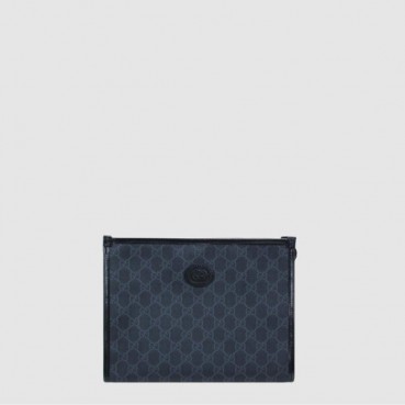 구찌 남성 인터로킹 G 파우치 - Gucci Mens Interlocking G Pouch 