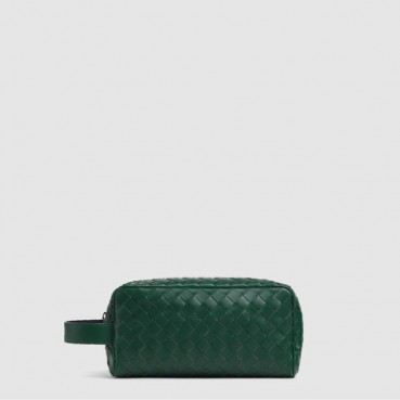보테가 베네타 남성 인트레치아토 여행용 파우치 - Bottega Veneta Mens Intrecciato Travel Pouch 