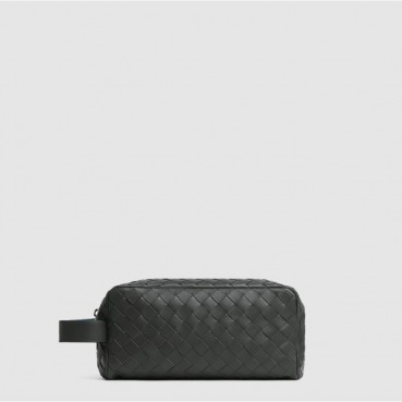 보테가 베네타 남성 인트레치아토 여행용 파우치 - Bottega Veneta Mens Intrecciato Travel Pouch 