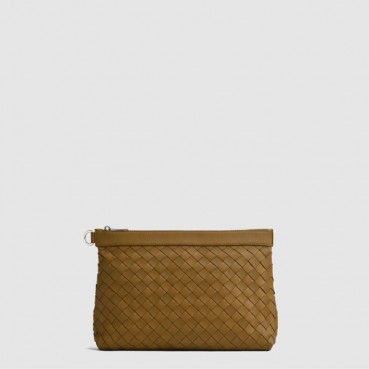 보테가베네타 남성 미디엄 인트레치아토 프리즘 파우치 - Bottega Veneta Mens Medium Intrecciato Prism Pouch 