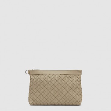 보테가베네타 남성 미디엄 인트레치아토 프리즘 파우치 - Bottega Veneta Mens Medium Intrecciato Prism Pouch 