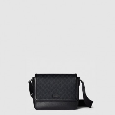 구찌 남성 태그 장식 미디엄 GG 크로스백 - Gucci Mens Medium GG Crossbody Bag With Tag Decoration 