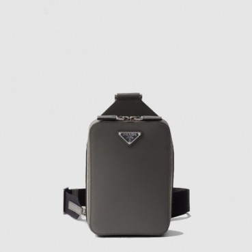 프라다 남성 브리크 사피아노 크로스백 2VZ106 - Prada Mens Brick Saffiano Crossbody Bag 