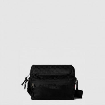 구찌 남성 GG 나일론 미디엄 크로스백 - Gucci Mens GG Nylon Medium Crossbody Bag 