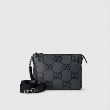 구찌 남성 GG 점보 미디엄 크로스백 - Gucci Mens GG Jumbo Medium Crossbody Bag 
