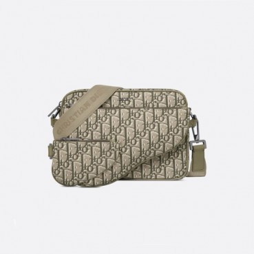디올 남성 오블리크 그레이 크로스 백 - Dior Mens Oblique Cross Bag 