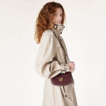 로로피아나 여성 버건디 기에라 백 - Loro Piana Womens Ghiera Bag 