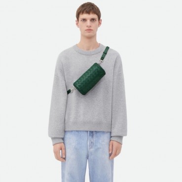 보테가 베네타 남성 그린 크로스백 - Bottega Veneta Mens Green Cross Bag 