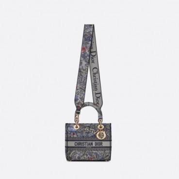 디올 여성 블루 레이디 백 - Dior Womens Blue Lady Bag 