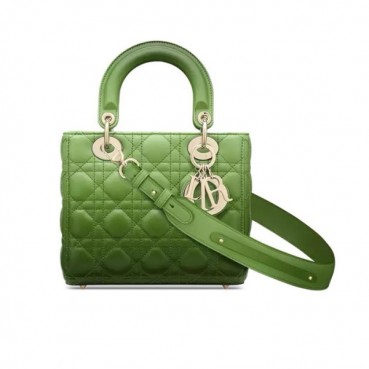디올 여성 그린 레이디 백 - Dior Womens Green Lady Bag 