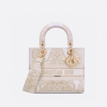 디올 여성 실버 레이디 백 - Dior Womens Sillver Lady Bag 