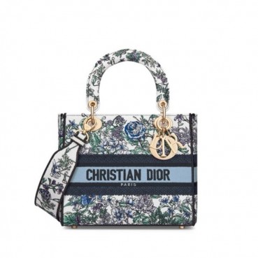디올 여성 블루 레이디 백 - Dior Womens Blue Lady Bag 