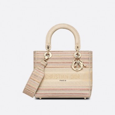 디올 여성 베이지 레이디 백 - Dior Womens Beige Lady Bag 