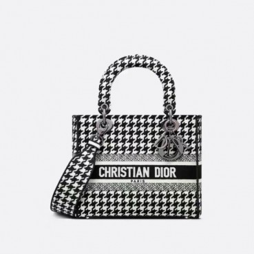 디올 여성 블랙 레이디 백 - Dior Womens Black Lady Bag 