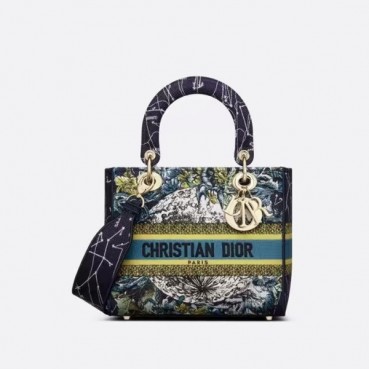 디올 여성 블랙 레이디 백 - Dior Womens Black Lady Bag 