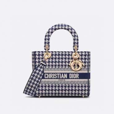디올 여성 네이비 레이디 백 - Dior Womens Navy Lady Bag 