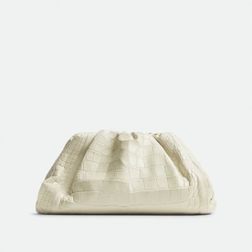 보테가 베네타 여성 화이트 만두 백 - Bottega Veneta Womens Cross Bag 