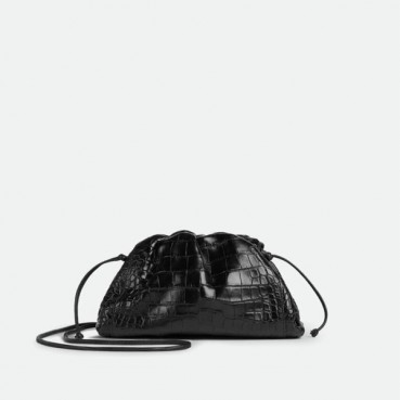 보테가 베네타 여성 블랙 만두 백 - Bottega Veneta Womens Cross Bag 