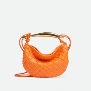 보테가 베네타 여성 오렌지 사딘 초크 - Bottega Veneta Womens Orange Sardine Bag 
