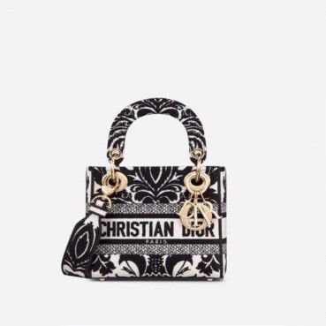 디올 여성 블랙 레이디 백 - Dior Womens Black Lady Bag 