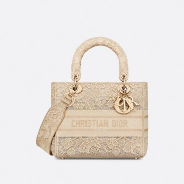 디올 여성 베이지 레이디 백 - Dior Womens Beige Lady Bag 