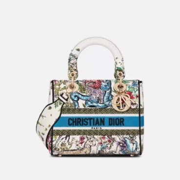 디올 여성 블루 레이디 백 - Dior Womens Blue Lady Bag 