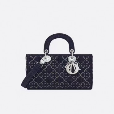 디올 여성 네이비 디조이 백 - Dior Womens Navy D