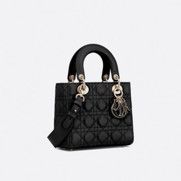 디올 여성 블랙 레이디 백 - Dior Womens Black Lady Bag 