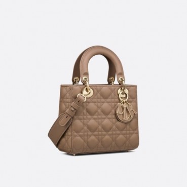 디올 여성 베이지 레이디 백 - Dior Womens Beige Lady Bag 