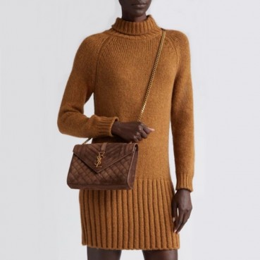입생로랑 여성 브라운 크로스백 - Saint Laurent Womens Brown Cross Bag 