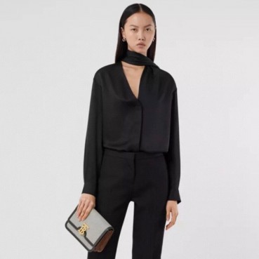 버버리 여성 블랙 크로스백 - Burberry Womens Black Cross Bag 