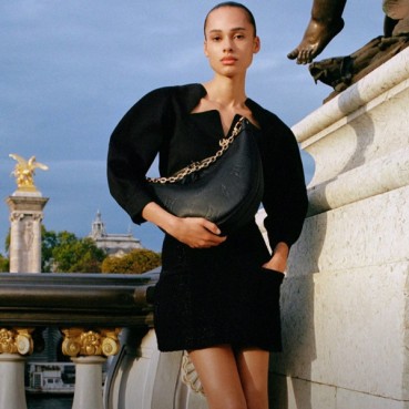 루이비통 여성 블랙 루프백  - Louis vuitton Womens Black Loop Bag 