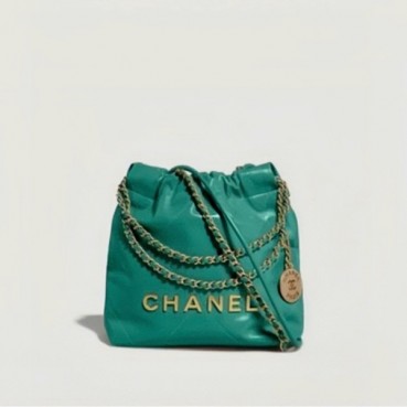 샤넬 여성 그린 미니 22 백 - Chanel Womens Green 22 Bag 
