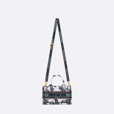 디올 여성 블루 미니 북토트 - Dior Womens Blue Mini Book Tote 