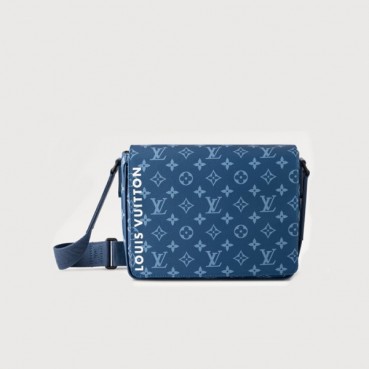 루이비통 남성 메신저 M23785 - Louis vuitton Mens Blue Cross Bag 
