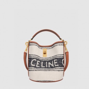셀린느 여성 자카드 틴 버킷 16 백 - Celine Womens Jacquard Tin Bucket 16 Bag 