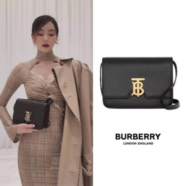 버버리 여성 스몰 레더 TB 백 이다희 가방 80345511 - Burberry Womens Black Cross Bag 