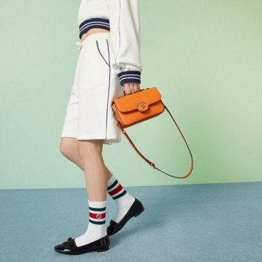 구찌 여성 오렌지 GG 크로스백 - Gucci Womens Orange GG Petite 