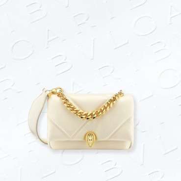 불가리 여성 화이트 크로스백 - Bvlgari Womens White Cross Bag 